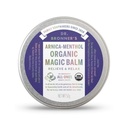 Dr. Bronner's - Organic Magic Balm (Arnica-Menthol, 2 Ounce) - Hecho con Beeswax Orgánica y Aceite de cáñamo Orgánico, Alivia y Relájate Musculos y Achy Joints, hidrata y calma la piel seca