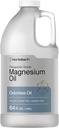 Horbäach Magnesium Oil ← 64 fl. oz ← Terapéutica Grado ¦ Vegetariano, No GMO, Gluten Free, y Paraben Free Odorless Formula