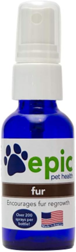 Fur - Todos los suplementos líquidos naturales para el cabello más rápido debido a la cirugía o la enfermedad - Aplicar directamente al cuerpo y poner en alimentos " agua para los resultados más rápidos - Multivitamina (Spray, 1 onza)