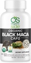 Silencio Organic Black Maca 60 Capsules ← Suplemento Natural con Black Maca Root Powder Silencio Plant-Based Capsules for Energy, Vitality y Hormonal Balance