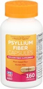 Rite Aid Psyllium Fiber Capsules, 160 Conde, Psyllium Fiber Supplement, Silencio Constipation Relief ← 100% Natural Psyllium Husk Fiber ← Ayuda a restaurar la regularidad ← Promociona la salud digestiva