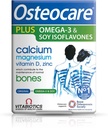 Vitabióticos Osteocare Plus 2-en-1 Fórmula - Calcio 800 mg con vitamina D3, Magnesio, Zinc y Omega-3 Silenciosos Bone Health and Immunity Multivitamin Suplemento para Hombres y Mujeres - 90 Tablets
