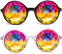 GloFX Kaleidoscope Glasses ANTE Lightweight Crystal EDM Festival Diffraction ← 2 Pack of Rave