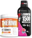 PROSUPPS Thermo Fat Burning Thermogenic Powder Molten Mango y 1500 L-Carnitine Berry - Gestión de Peso y Pre Workout - Energía, Mood, Control de Appetite