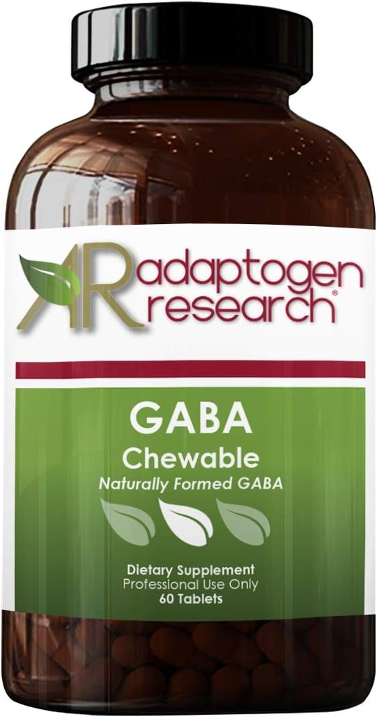 Gaba Chewable TENIDO 200 mg de GABA por servir TENIDO Rápido absorción TENIDO Apoyos Calma &amp; Descanso Durmiente 60 Chewable Tablets