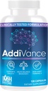 AddiVance 120 Caps - Suplemento Natural de Apoyo al Cerebro para el Enfoque mejorado, la memoria, " Comportamiento equilibrado - Probada clínicamente no-ábito formando suplemento cerebral - Formulado por profesionales médicos