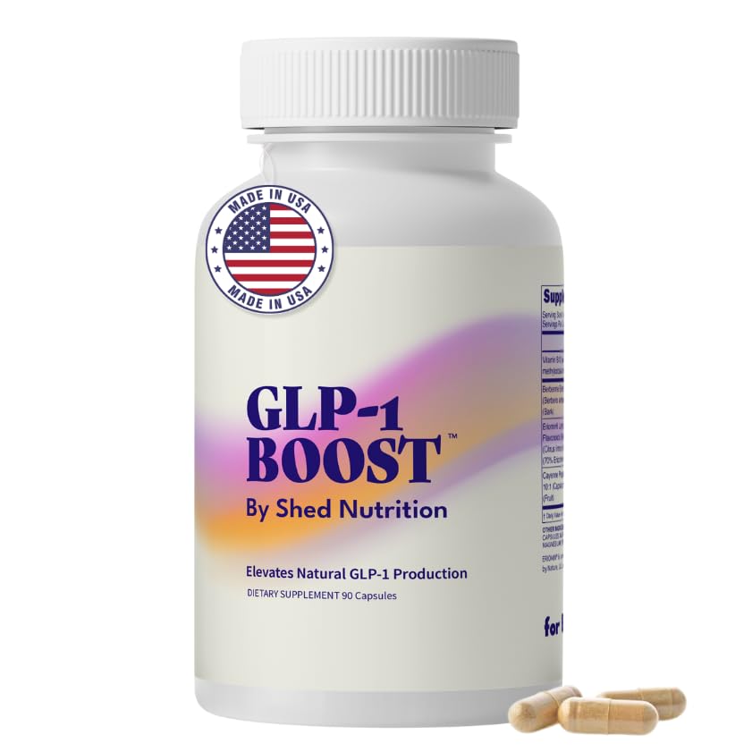 GLP-1 Suplemento de Boost para Mujeres y Hombres – Hambre y Metabolismo Apoyo con Eriomin, Berberine &amp; Capsaicin – Expert-Formulated to Support GLP1 Naturalmente – 1 cápsula antes de las comidas (90 cápsulas)