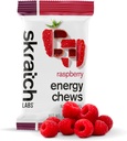 Skratch Labs Energy Chews ← Gummies for Running, Cycling, and Sports Performance  Gel Alternative ← Raspberry (10 Pack) ← Gluten Free, Vegan