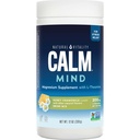 Natural Vitality Calm Mind, Magnesium Citrate + L-Theanine Powder, soporta una respuesta saludable al estrés, Gluten Free &amp; Vegetarian, Honey Chamomile, 12 oz.
