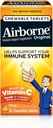 Airborne 1000mg Vitamina C Tablas agrietadas con zinc, Immune Support Suplemento con potentes antioxidantes Vitaminas A C &amp; E - 32 Tablas abatibles, Citrus Flavor