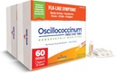 Boiron Oscillococcinum para el alivio de los síntomas de la gripe como los dolores corporales, dolor de cabeza, fiebre, píldoras y fatiga - 60 dosis (Pack of 2)