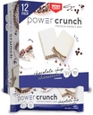 Power Crunch Protein Wafer Bares, High Protein Snacks with Delicious Taste, Chocolate Chip Cheesecake, 1.4 Ounce (12 Conde)