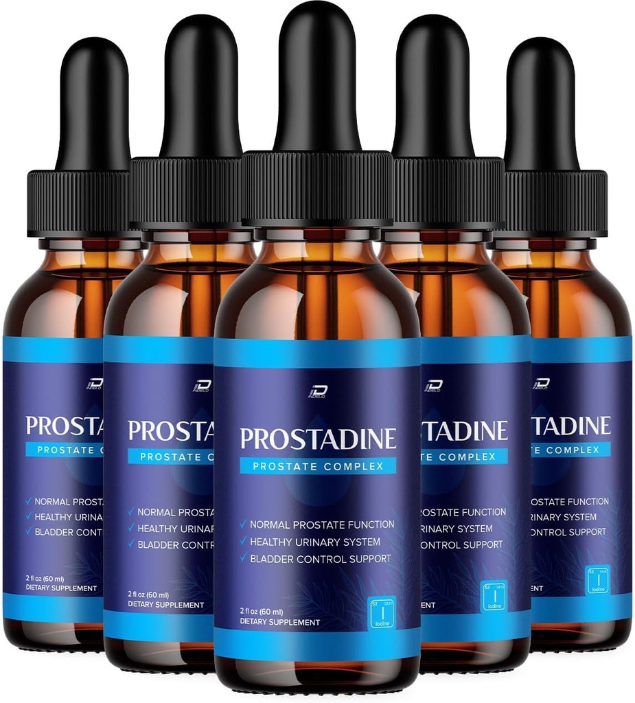 Prostadine Drops for Health - Problemas para orinar en la vejiga - Suplemento Prostadine, maximum Strength Prostatine Droppers, 2024 Nueva fórmula mejorada, Prostadine (5 Pack- 5 Month Supply)