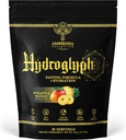 Ambrosia Hydroglyph Intraworkout Formula w/BCAA + EAA + Electrolytes Hydration Powder to Protect Lean Muscle, 0g Sugar Fasting Hydration Drink Mix, Made w/Coconut Water (Pineapple Mango)