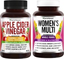 FarmHaven Apple vinagre cápsulas con jengibre y multivitamina para mujeres
