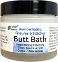 Urban ReLeaf Butt Bath! Hemorroides, Fissures & Stitches. Ayuda a picar " Quemarse. Limpio, calma. ¡El baño Easy Sitz! ¡Alivio rápido! Sopa suave de sal marina. suave, eficaz, 100% natural