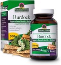 Respuesta de la naturaleza Burdock Root 500mg 90-Capsules ← Detoxificador natural  Promueve la circulación sanguínea ← Sostenimiento de la piel ← Liver " Kidney Function ¦ Gluten-Free, Non-GMO, Vegan TENIDO Single Count