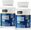 ZAX'S Original Bruise Vitamina 2-Pack – Farmacéutico-Desarrollado Suplementos de Brujas, Potente de Hinchazón &amp; Bruise Reductor con zinc, Vitaminas K, D3, C, Citrus Bioflavonoids, 120 Caps, Pareja con Arnica Cream