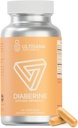 Diaberine Berberine HCL Suplemento ← Apoya la salud del corazón, el poder energético, el metabolismo " Funciones inmunitarias ← Berberine 500mg con vitamina B12, magnesio " Chromium tención Non-GMO & Vegan, 90 Conde