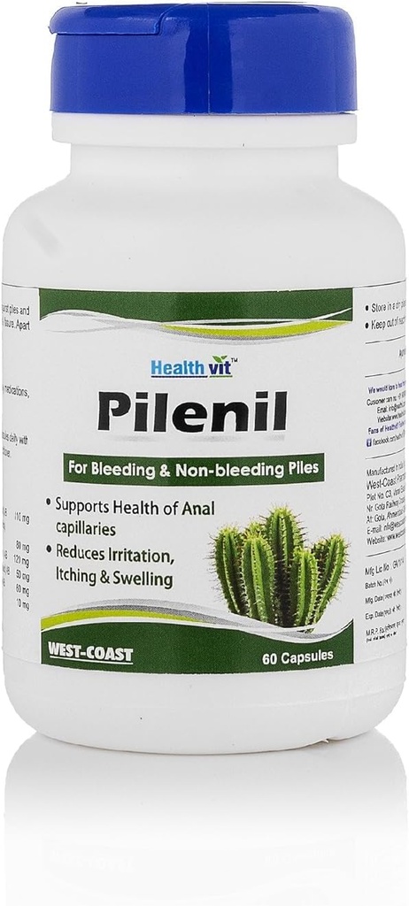 Generic ATS Pilenil for Bleeding " Non-bleeding Piles  durable Irritation, Itching " Swelling ← Capsules anal capilares para hombres y mujeres