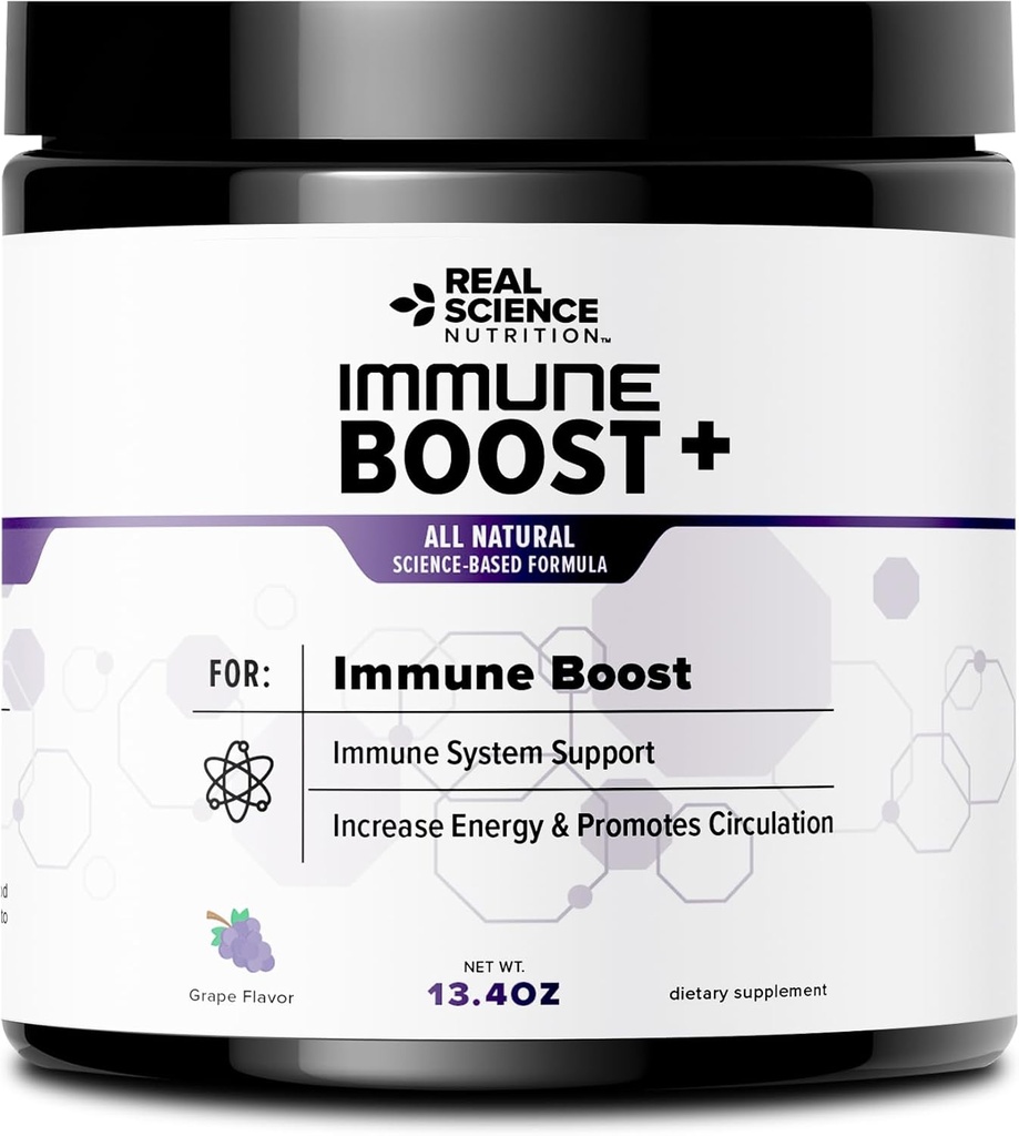 Immune Boost Plus | Natural Immunity Formula, Boost Immune System Health and Wellness, More Powerful Than Elderberry, Zinc, Echinacea - in a Fast Acting Powder