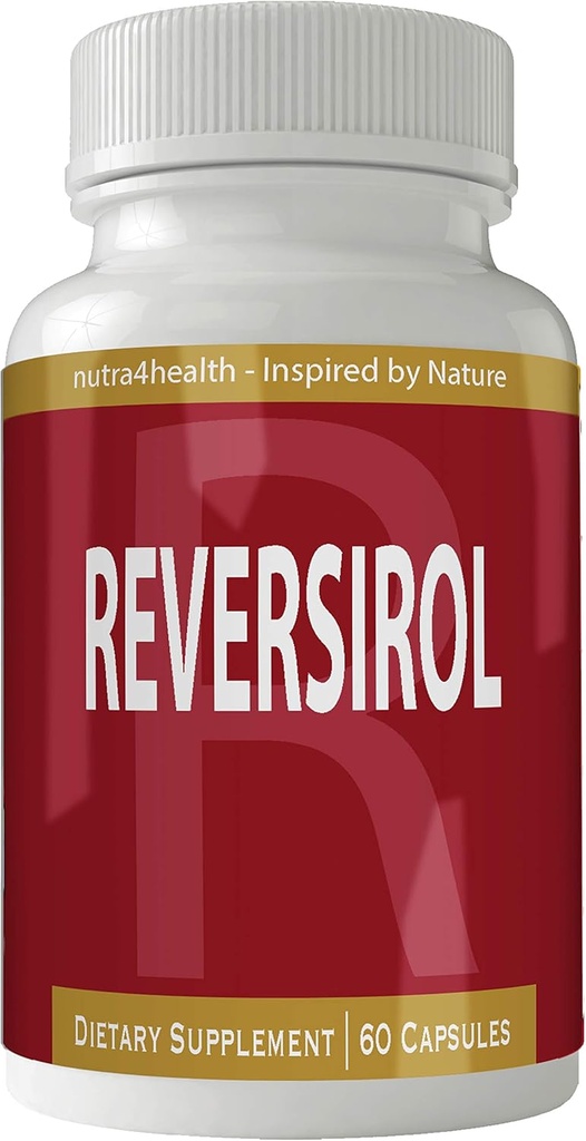Reversirol Suplemento - 20 Herbs & Multivitamin Pills con Ácido Lipoico alfa " Cinnamon, 60 cápsulas