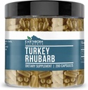 Elementos terrestres Turquía Rhubarb Extracto 200 Capsules, Puro " Undiluido, No Aditivos