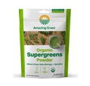 Increíble Grass Super Greens Booster: Verdes Powder Smoothie Mix con Spirulina, Moringa, Wheat Grass & Kale Smoothie Booster, Chlorophyll Proveyendo Verdes, 30 Serviciones