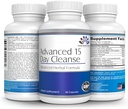 Colon Cleanse - Detox Pills for Women or Men, 15 Day Supplement with Probiotics Supplement Superfoods 15-Day Cleansers for Healthy Bowel Movements ← 30 Capsules, 15 Servings