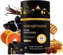 Shilajit Gummies ← Pure Himalayan Shilajit Gummies Gold ← Ashwagandha, Gokshura ← Fulvic Acid &amp; 85+ Trace Minerals for Men, Women ← Non-GMO Silencio Lab Tested Silencio No Añadido Sugar I 60 Gummy