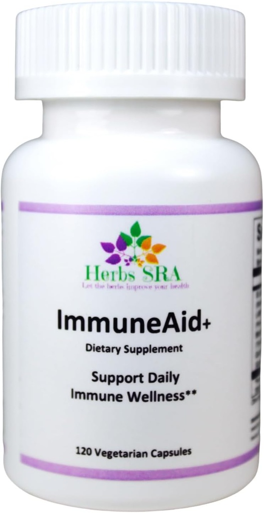 ImmuneAid+ - Dietary Immune Support with Betaine Anhydrous & L-Methionine, Promotes Global Health ' Detoxification, 120 Veg Caps, Made in USA