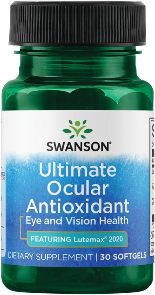 Swanson Ultimate Ocular Antioxidante 30 Sgels