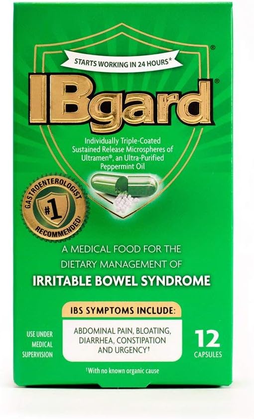IBgard Irritable Bowel Syndrome Capsules - 12 ct, Pack de 3