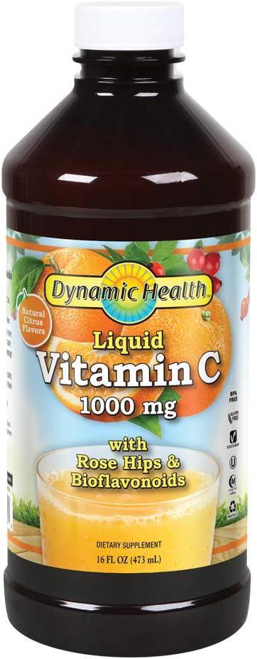 Salud dinámicaLiquid Vitamina C, 1000 mg, botellas de 16 onzas
