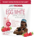 Jay Robb - Egg White Protein Powder, Outrageously Delicious, Strawberry, 10 Servings (12 oz)