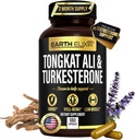 Turkesterone Tongkat Ali para Hombres y Mujeres – 2-en-1 Natural Testosterone Support for Energy & Fitness - High Potency Turkesterone Suplemento para Hombres con Tongkat Ali – Pure Non-GMO Formula