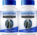 Nerventrax Suplementos cerebrales Memoria y Cápsulas de Focus, Nerventrax Advanced Formula Brain Health Pills Maximum Strength Nerven Trax All Natural Support Pills, Nerventrax Reviews (2 Pack)