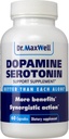 Suplementos de serotonina y dopamina, mejor que Dopamina o Serotonina únicamente. Ayuda a mantener los niveles normales de neurotransmisor. Mucuna Pruriens, 5-HTP, 60 Capsules Mujeres Hombre