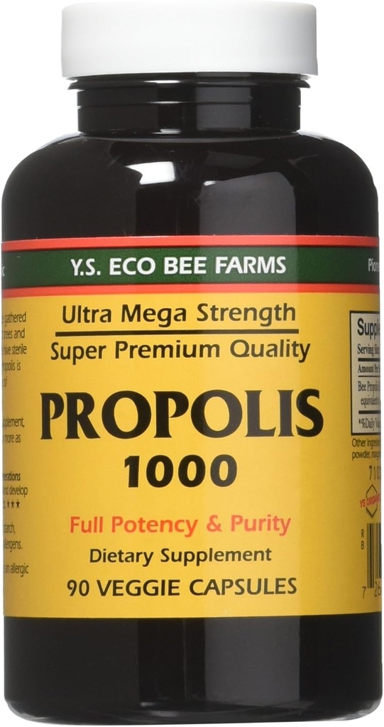 YS Eco Bee Farms Propolis 1000 - 90 Conde (Pack of 3)