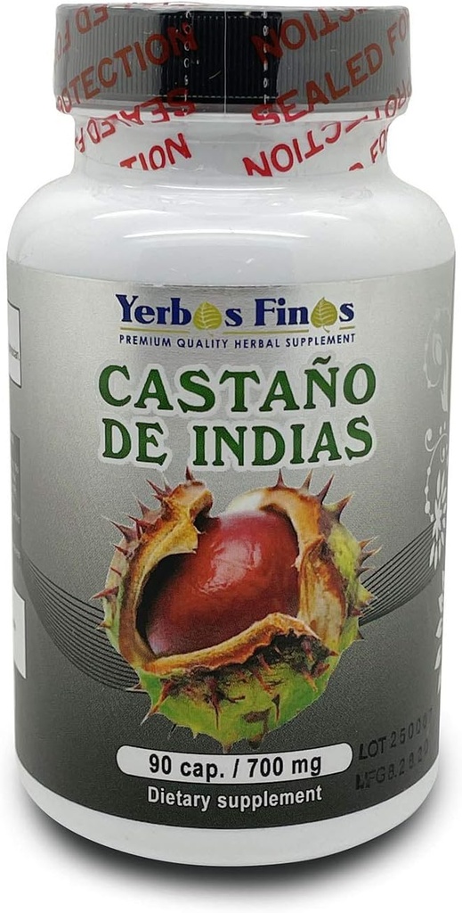 Evimeria Yerbas Finas Castano de Indias 90 Cap/ 700mg Suplemento dietético