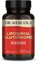 Dr. Mercola Liposomal Glutathione - 350 mg por Serving - Supports Energy Production - High Absorption - Non-GMO, Gluten-Free &amp; Soy-Free - 60 Capsules (30 Servings)
