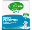 Culturelle Baby Healthy Development Probiótico, Vitamina D,HMO & DHA Packets, ayuda a promover un sistema saludable de inmunes complejos* en bebés " niños de edad 1+,Gluten Free " Non-GMO, 30 Conde (Pack of 1)