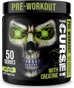 ¡JNX lanza la maldición! Pre Workout Powder for Men &amp; Women, Caffeine, Beta-Alanine, Creatine, L-Citrulline, 50 Servings, Sweet Melon Flavor – Boost Energy, Strength & Focus