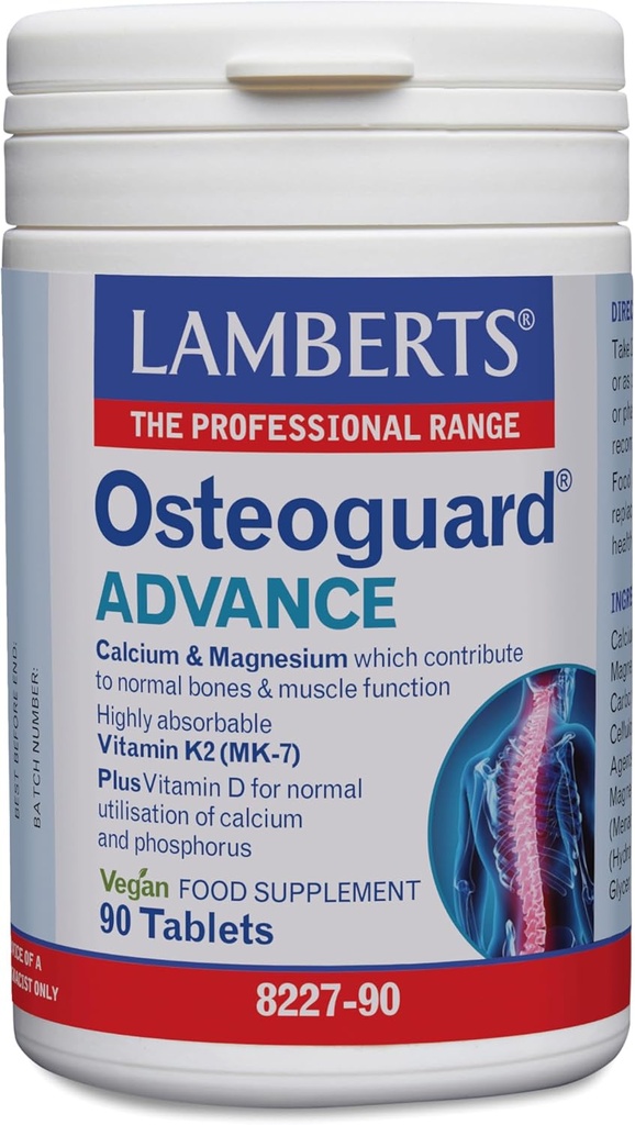Lamberts Osteoguard Advance ES 160 G, White, 90 Conde