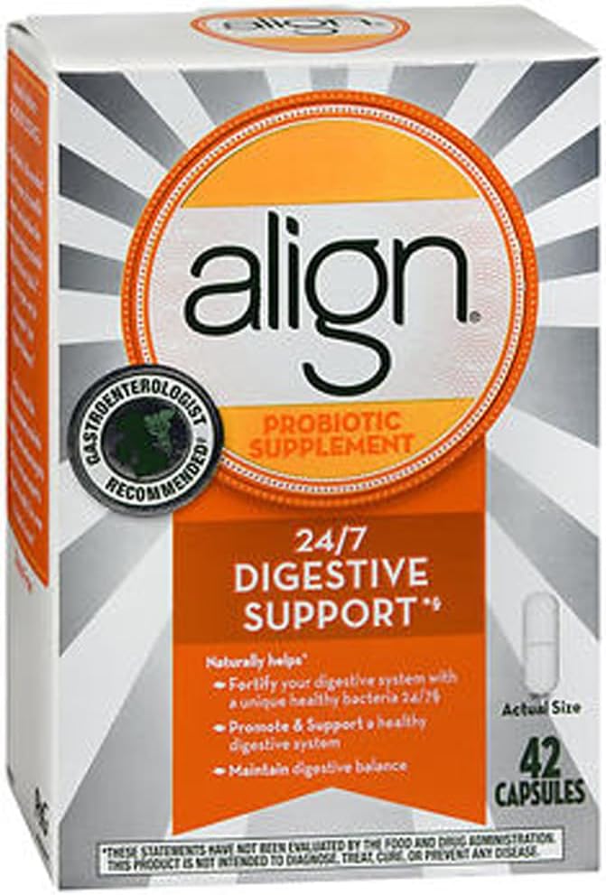 Producto de cápsulas de suplemento Probiótico Alineado, 2 pk./42 ct. [ Descuento de Biz]