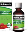 Robitussin Cough and Chest Congestion DM, Cough Suppressant and Expectorant, Raspberry Flavor - 8 Fl Oz Bottle