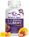 Bariatric Expert D3 Vitamina – Suplemento dietético de fusión rápida para adultos Cirugía postcaria, 90 Conde