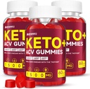 Keto ACV Gummies - 1500mg Apple Sider Vinegar con Madre - Vegan, No GMO, Orgánica Apple Sider Vinegar Gummies para Mujer Hombre, Detox &amp; Cleanse, 3 Pack