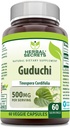 Herbal Secrets Guduchi (Tinospora Cordifolia) Suplemento Silencio 500 Mg Silencio Veggie Capsules Silencio No-GMO Silencio Gluten-Free Silencio Made in USA (1 Pack Silencio 60 Conde)