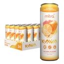 MITRA-9 Bebidas Botánicas - Naranja Dreamsicle Sparkling Kava Bebida con Kava Extracto Root - Mood Enhancer - Con base en plantas - promueve la calma natural y la claridad (12 Fl. Oz) (24)